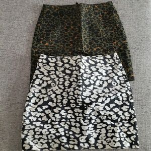 2 for $20 , leopard mini skirts
